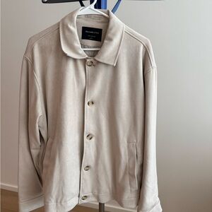 Abercrombie & Fitch Cream Shirt Jacket